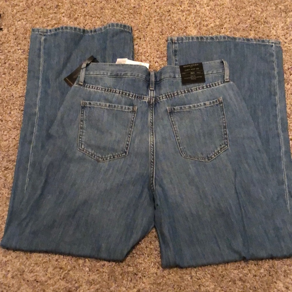 NWT Banana Republic Curvy Wide Leg Jeans